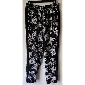 White House Black Market Womens The Jogger Pants Size Small‎ Floral Boho